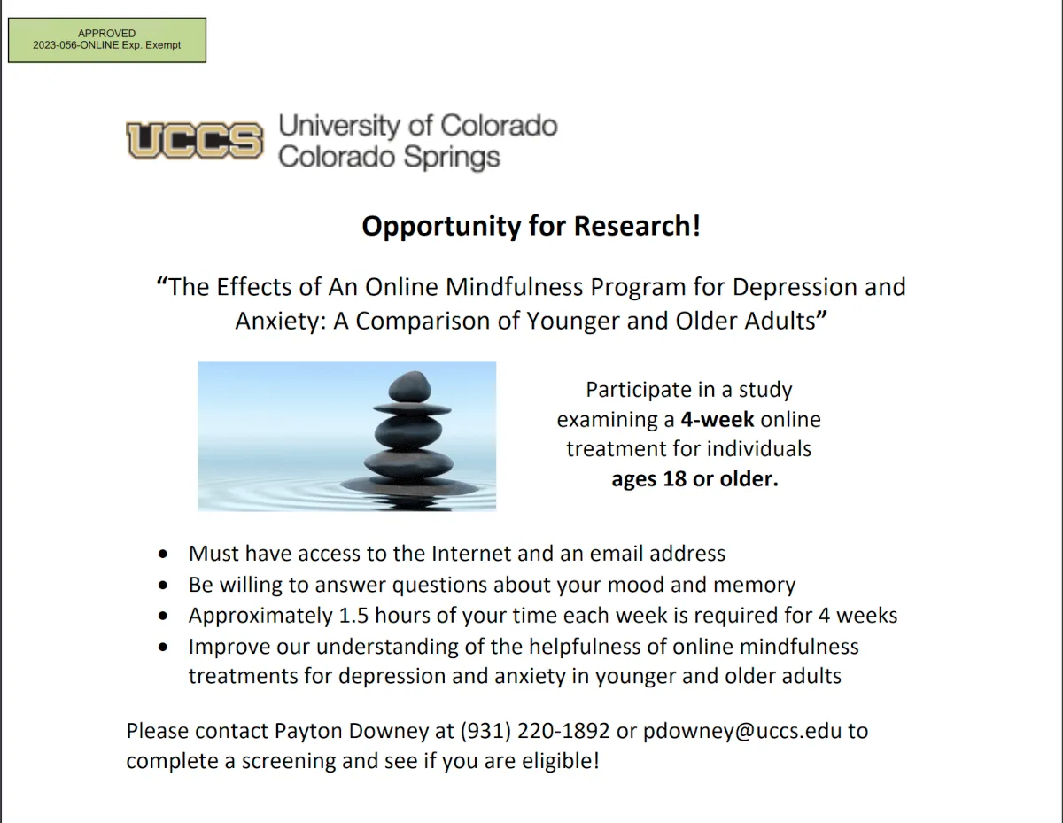 Opportunity for research